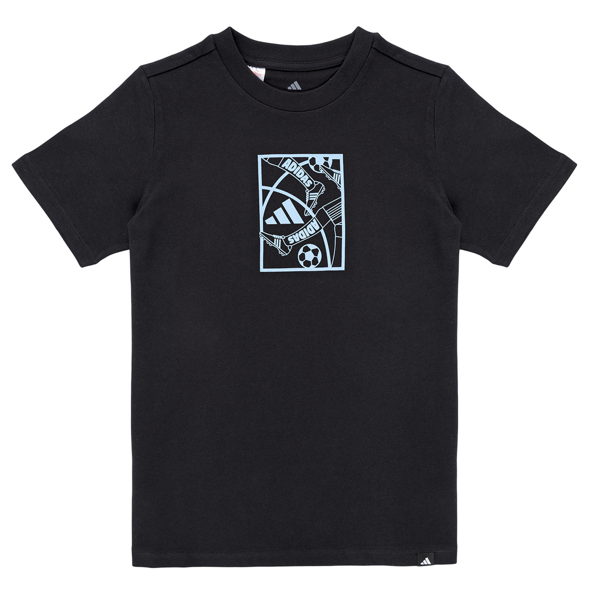 adidas - FOOTBALL GRAPHIC T-SHIRT JUNIOR - Black