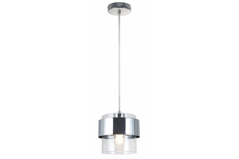 Lampa wisząca chromowana Quan 1xE27x40W wym: 120x18x18 cm Reality