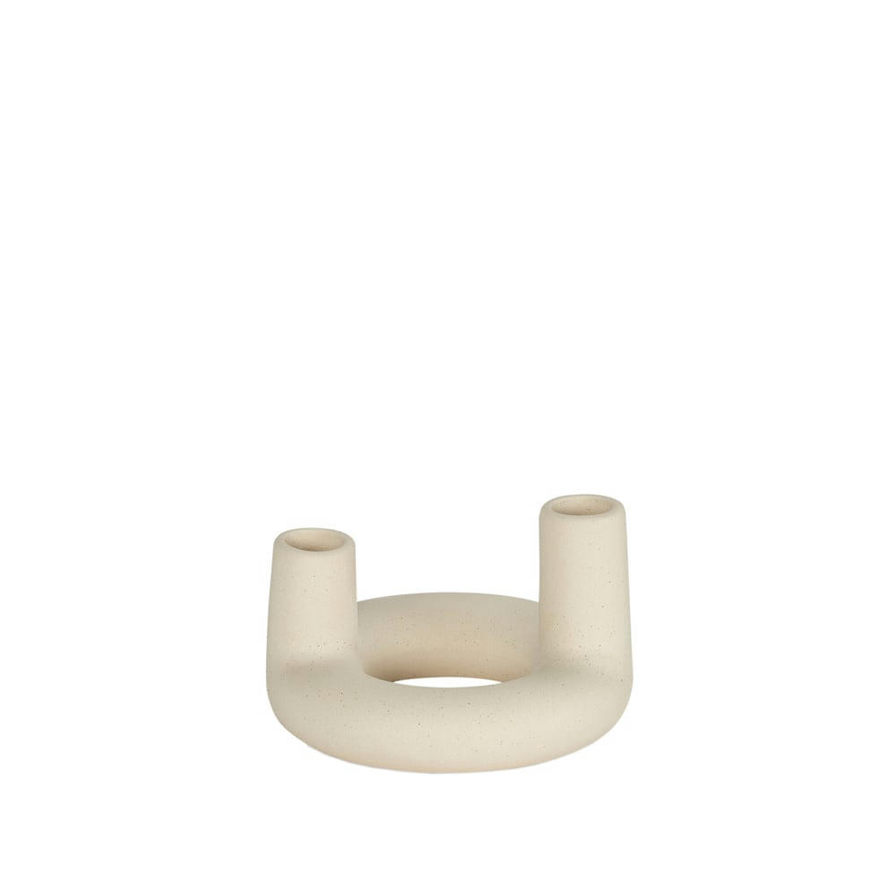 - chandelier céramique écru corallo - 13x13x8 cm