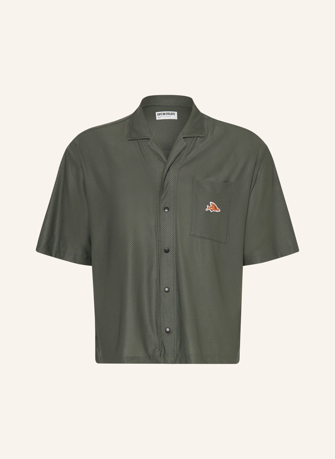 CAFÉ DU CYCLISTE Resorthemd GLADYS Relaxed Fit aus Mesh