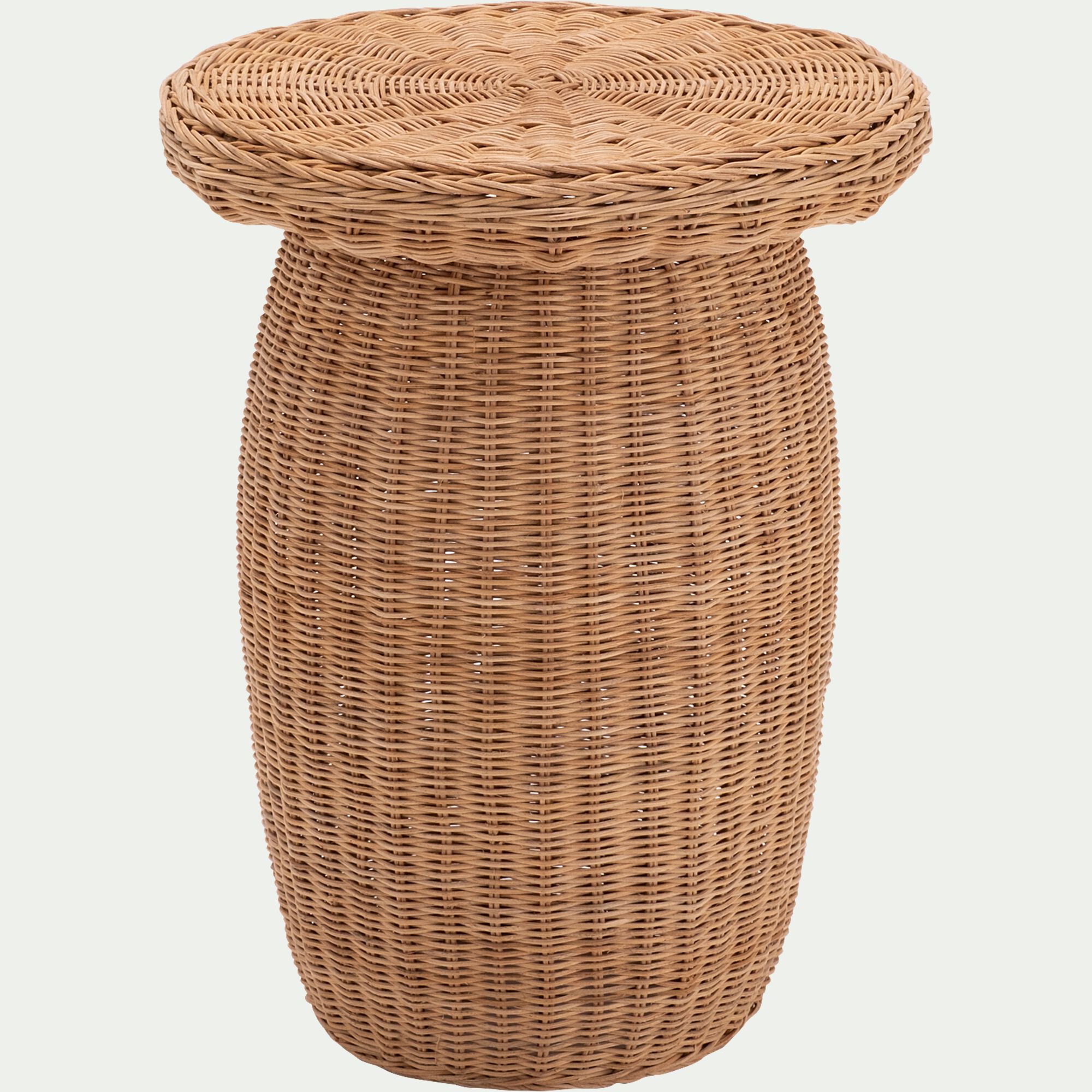 NAYA - Bout de canapé en rotin D40xH51cm - naturel