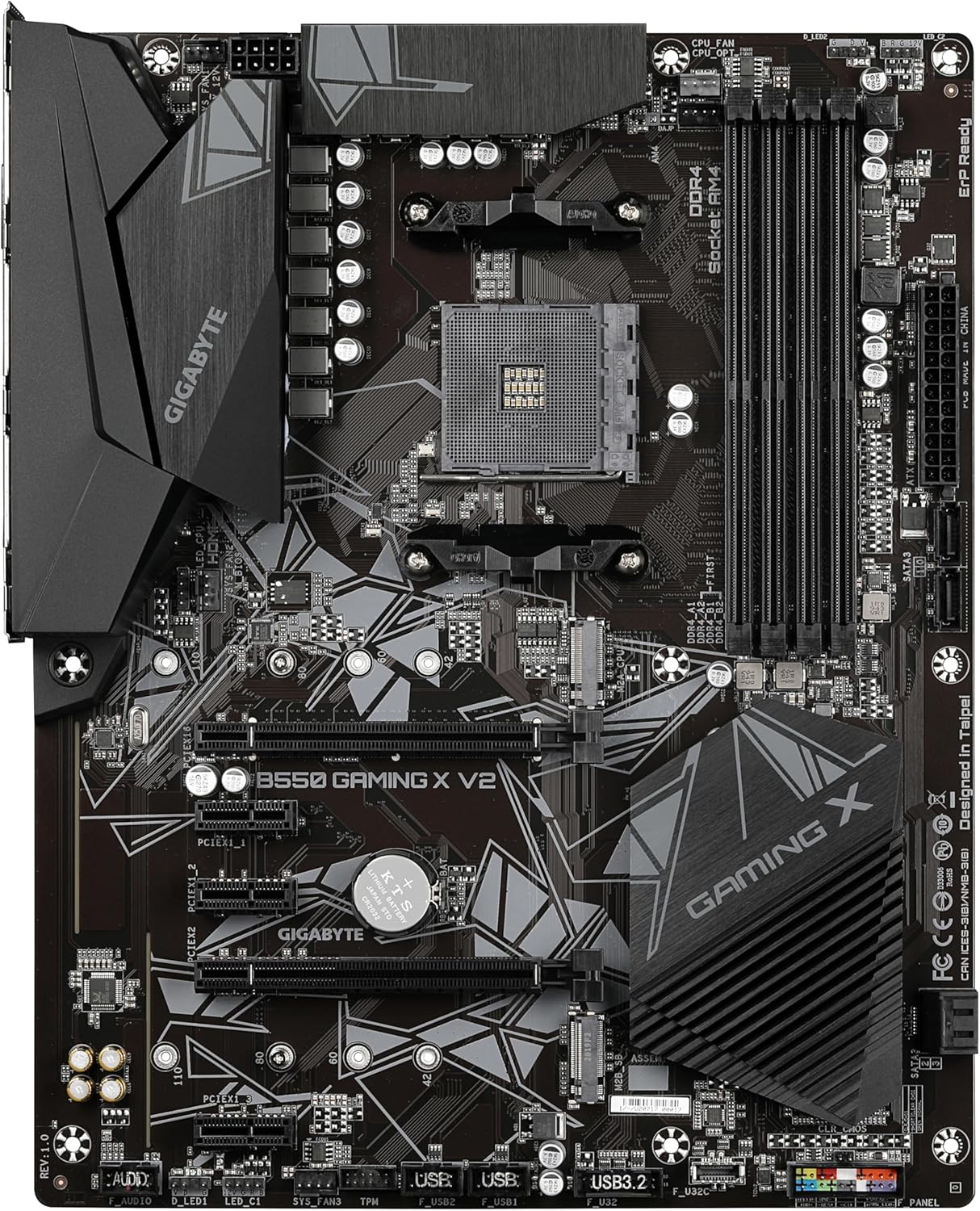 Gigabyte B550 Gaming X V2 Motherboard (AM4/4xDDR4/HDMI/DVI-D/USB 3.2/M.2)