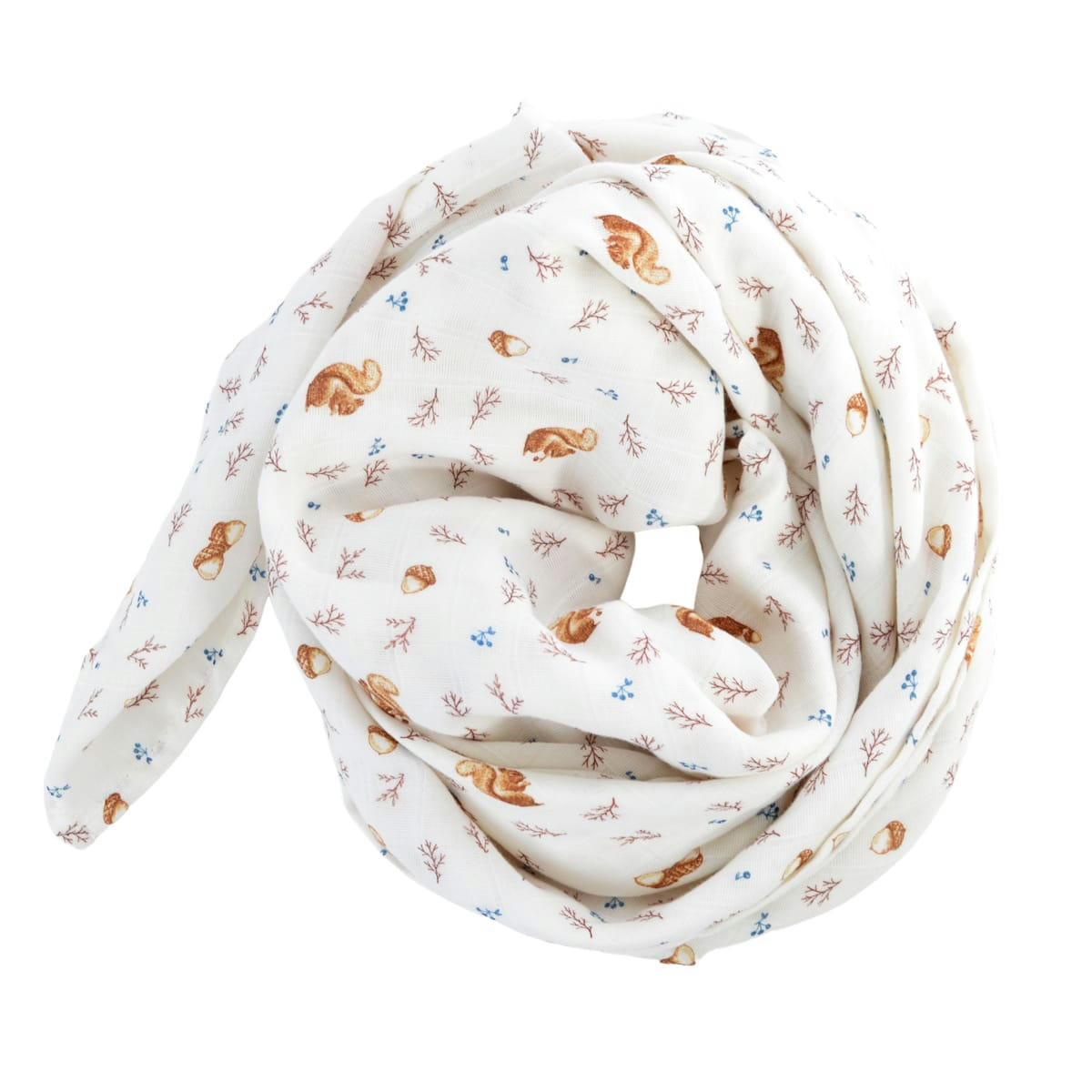 NOISETTE - Maxi-lange écru coton bio 120x120 cm