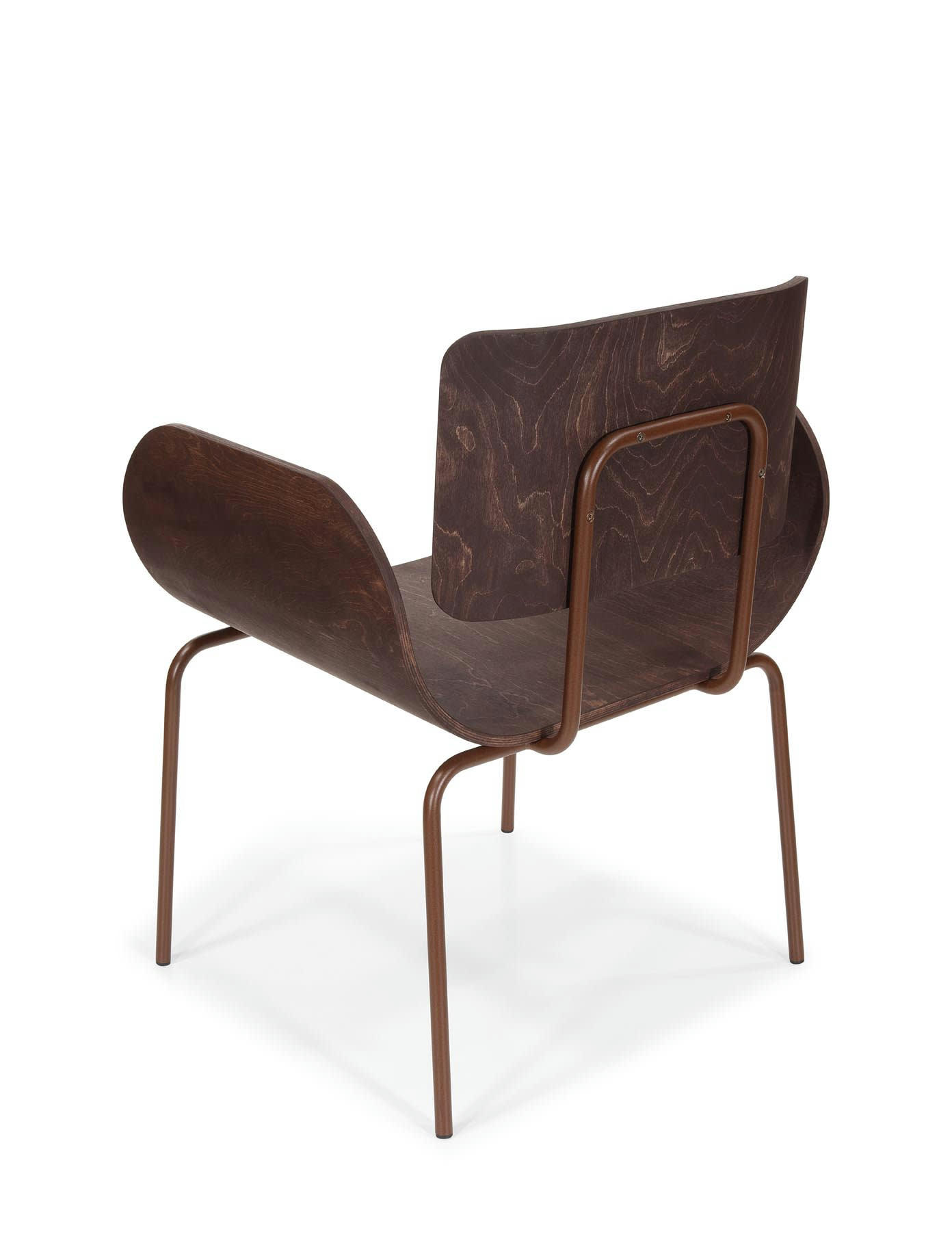 ALIFEROUS - Fauteuil en wengé marron