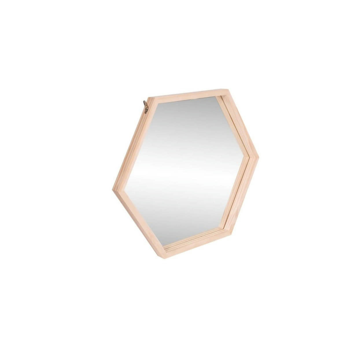 CARELIE - Miroir en bois massif 48x41,5