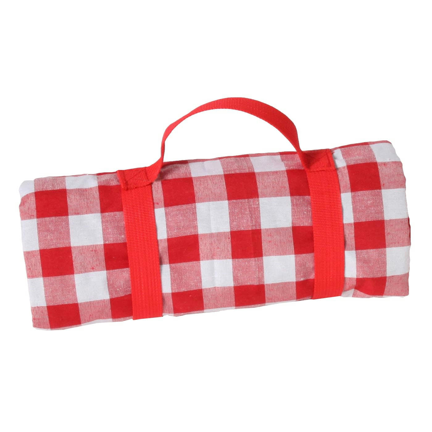 - Nappe pique-nique à revers imperméable rouge 140 x 140 cm