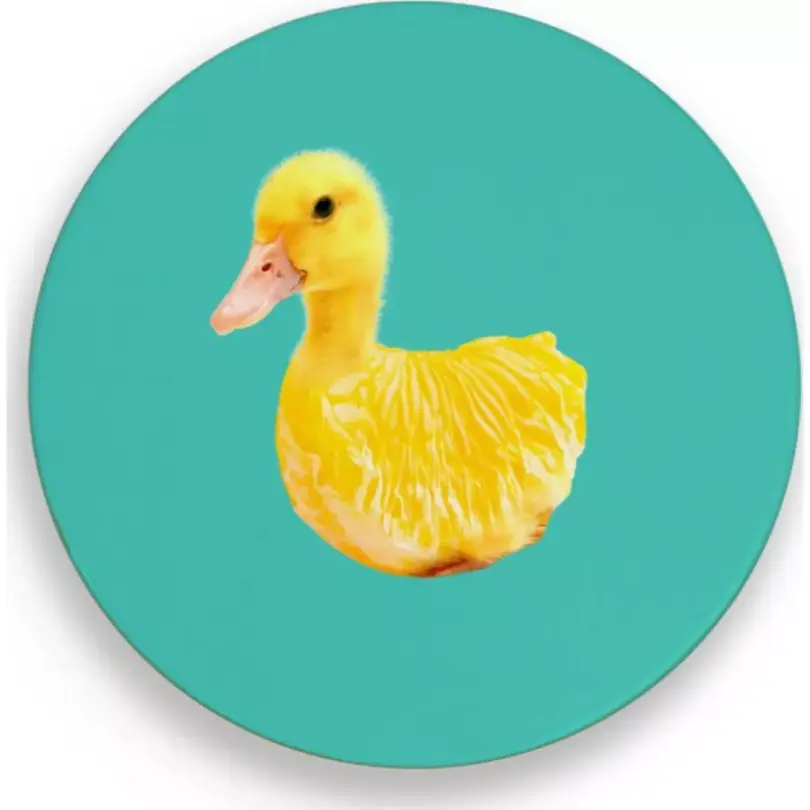 Glasuntersetzer kleine Ente