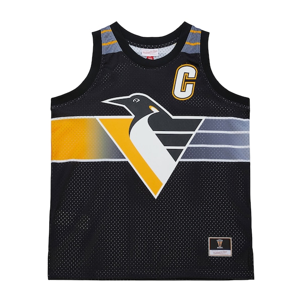 Mario Lemieux Pittsburgh Penguins  Unisex Maxxed Out Fashion Basketball Jersey - Black