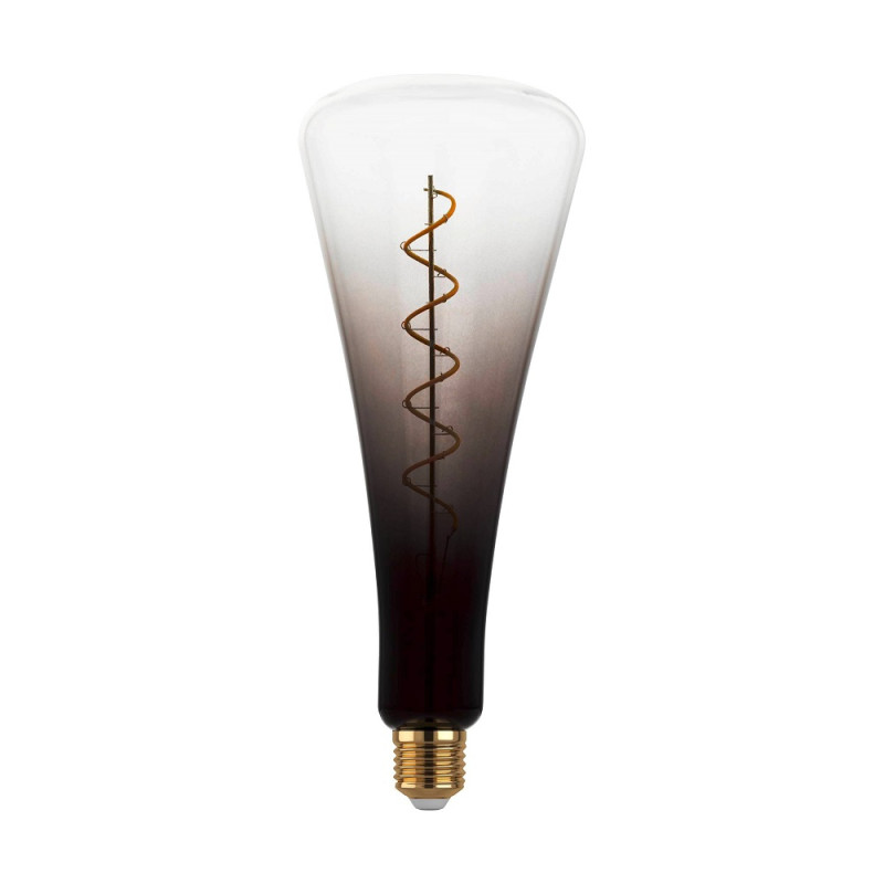Ampoule à filaments dégradé gris LED E27 blanc chaud 110 lm 4 W EGLO