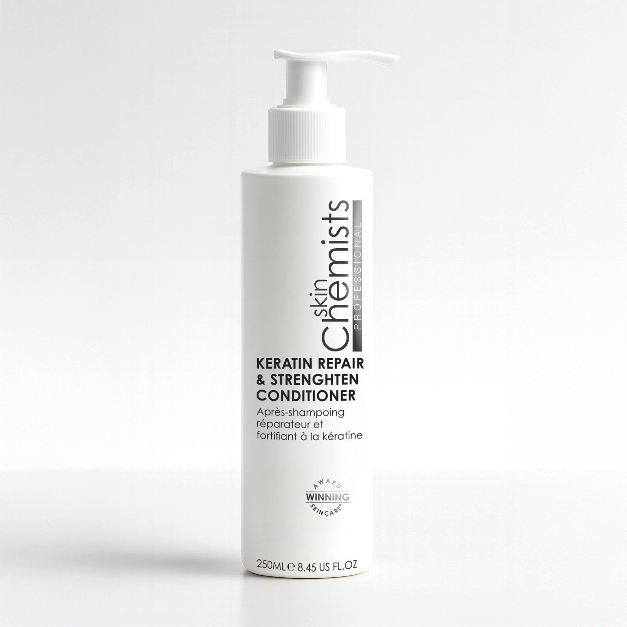 skinChemists professional Keratin Repair & Strengthen Conditioner 250ml for Elasticity and Skin Texture