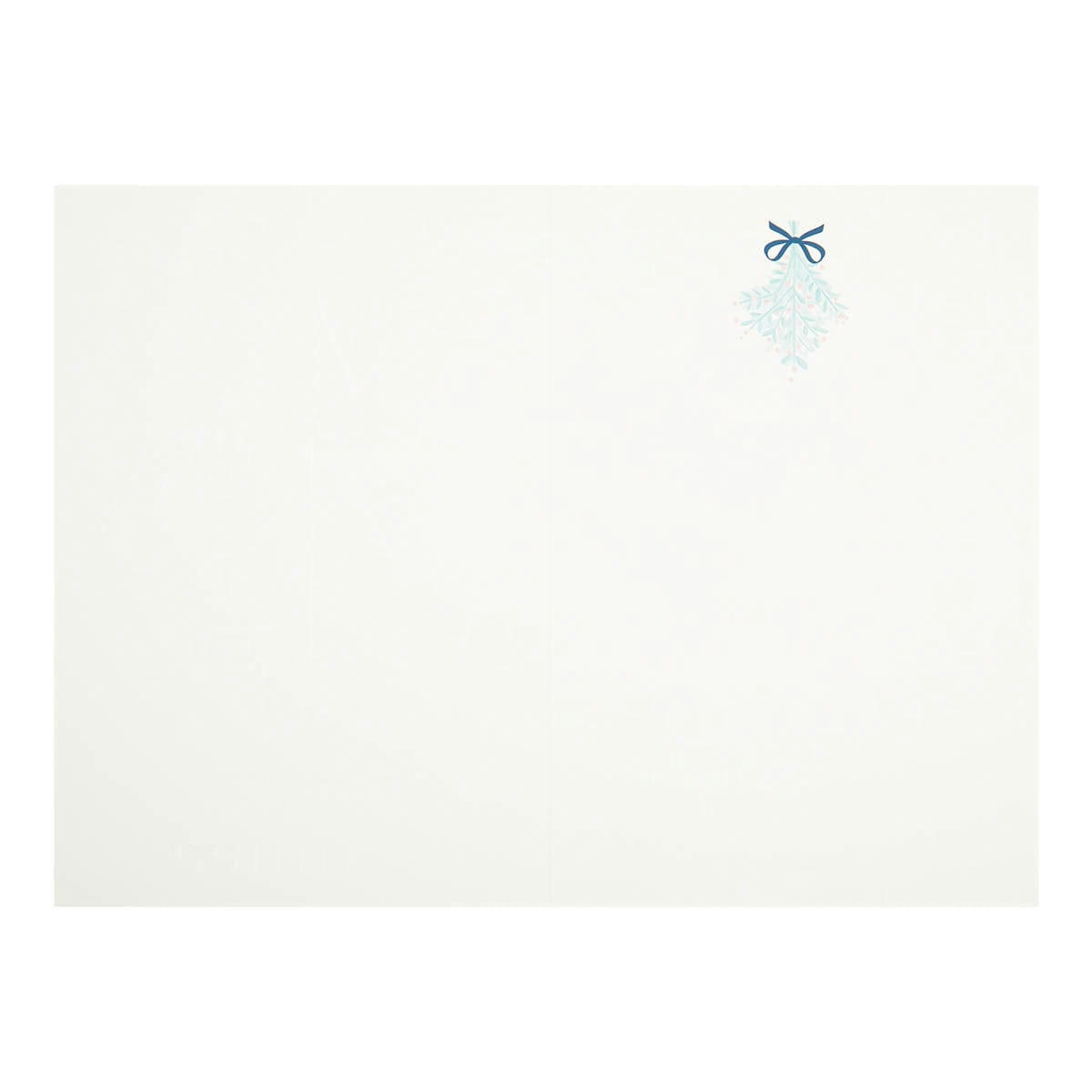 - Carte De Vœux Céleste Bouquet Gui