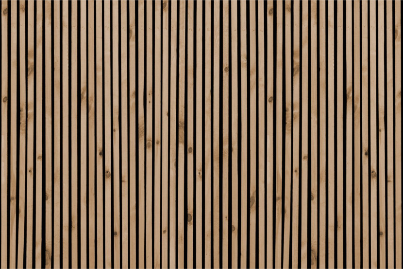 Fototapeta Drewniane LAMELE Na Czarnym Tle 90x60cm