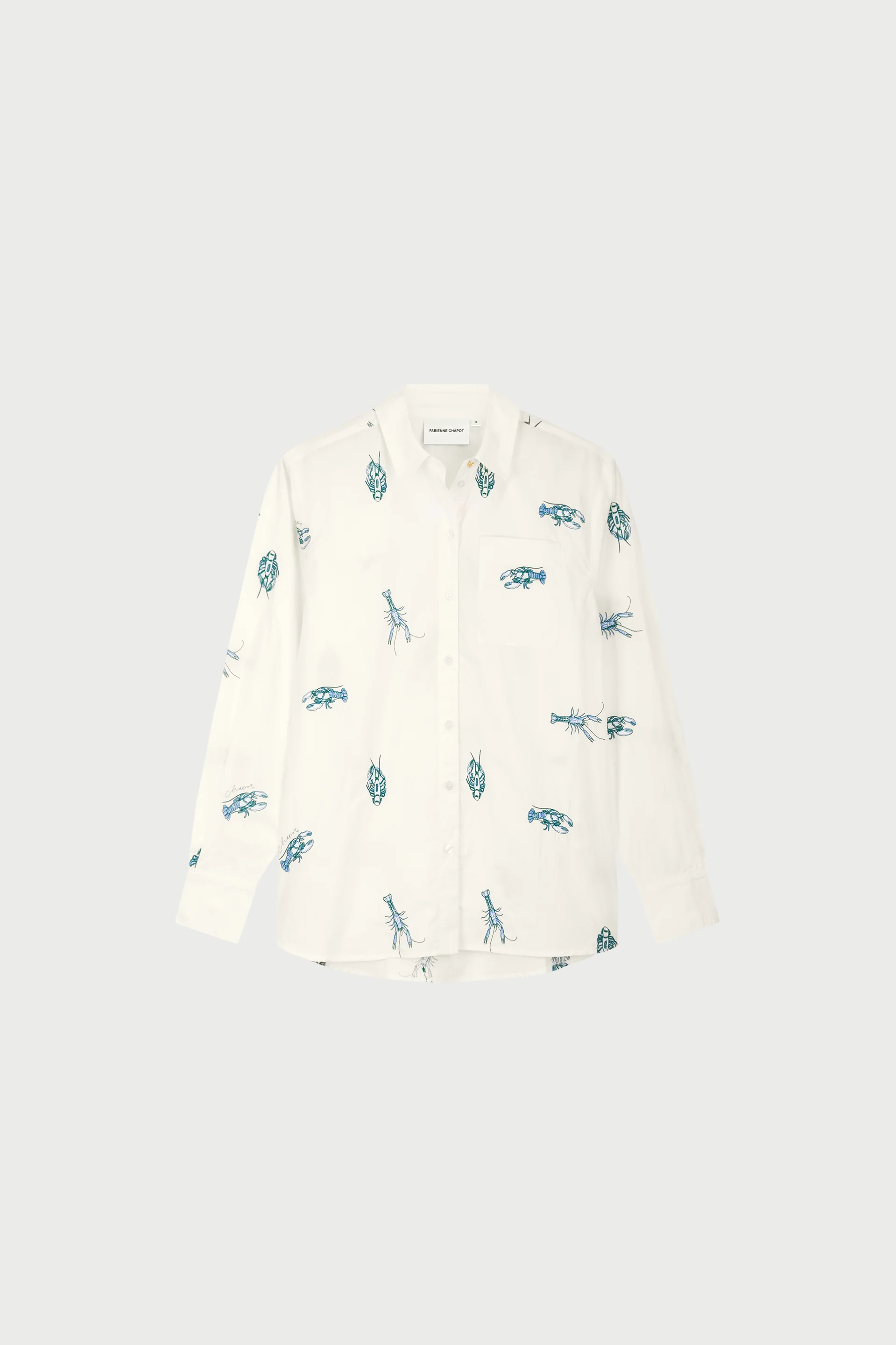 Alex Langoustine Blouse | Cosy White