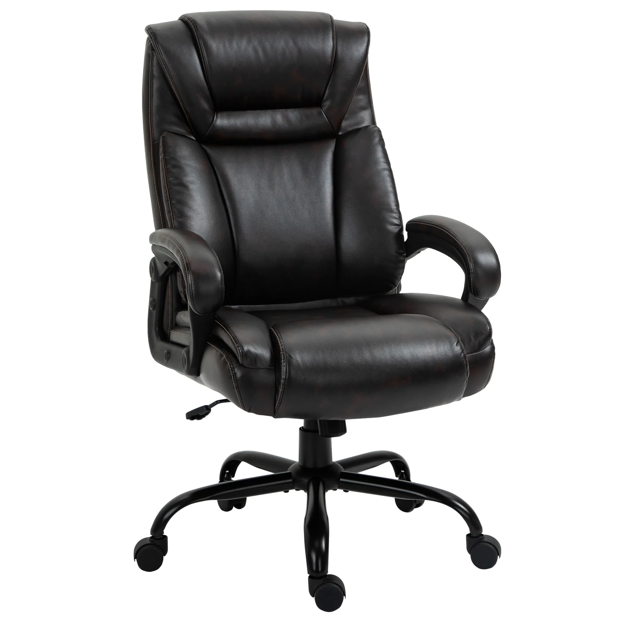 Vinsetto Big and Tall Executive Office Chair 400lbs Computer Desk Chair with High Back PU Leather Ergonomic Upholstery