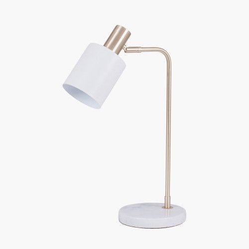 Ruma Minimalist Modern Black and Copper Table Lamp For Living Room