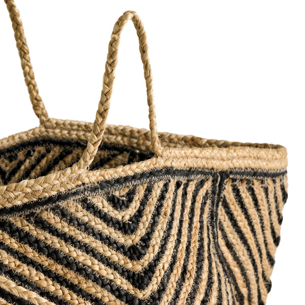 Panier en jute tréssée, Jutlo