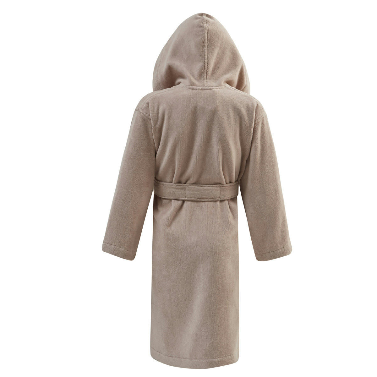CONSTANTIN & CONSTANTINE - Peignoir enfant velours à capuche  sable 02 ans