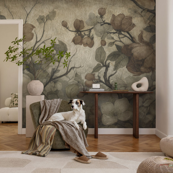 Tapeta Kwiatowe piękno urban jungle hit sezonu flizelina 104x70