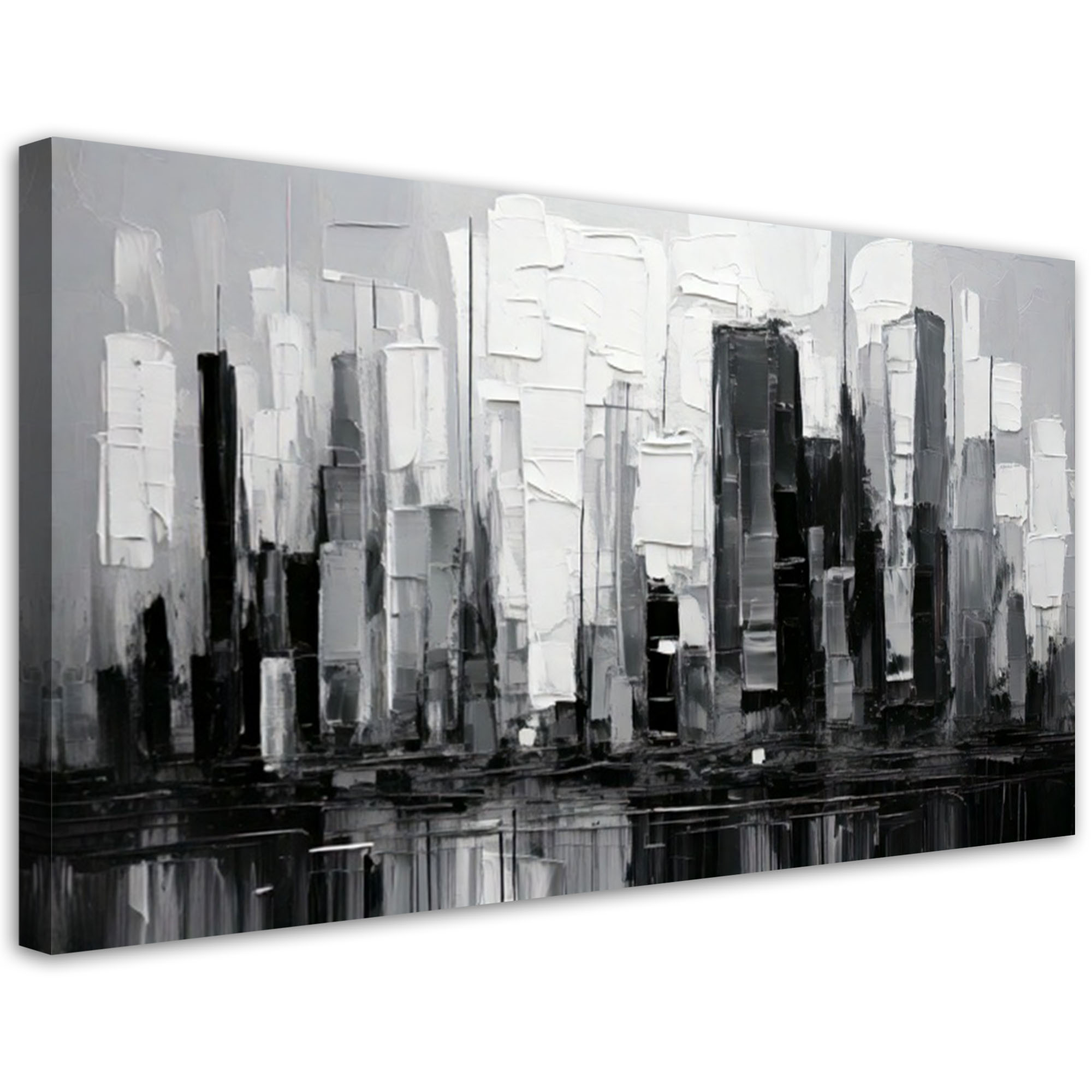Feeby Obraz do sypialni, Abstrakcja Architektura Wieżowce 80x40