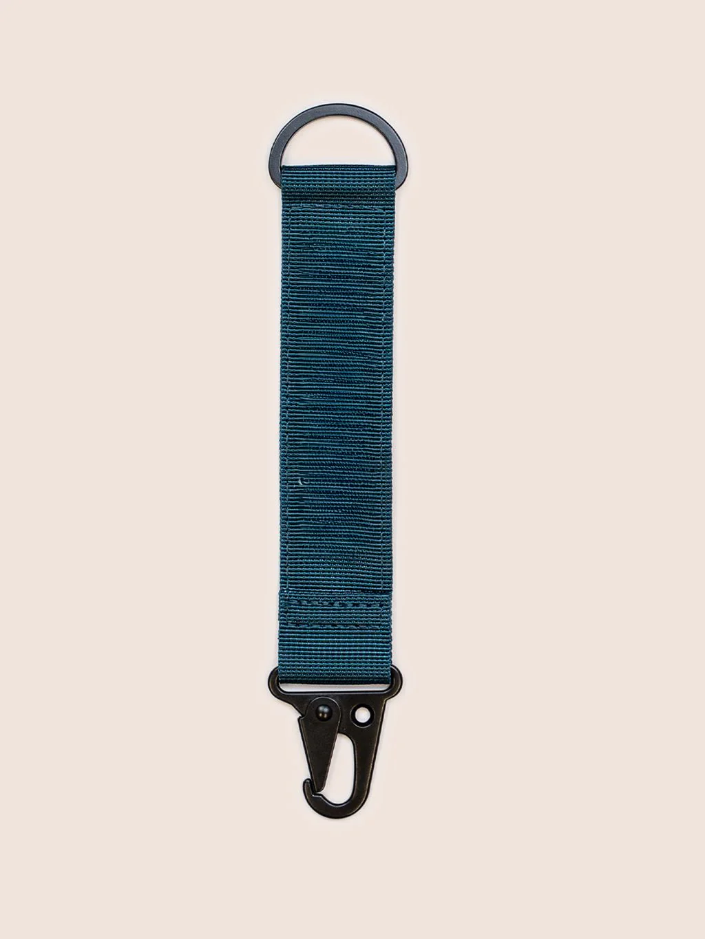 Gandys Embroidered Keyring in Teal