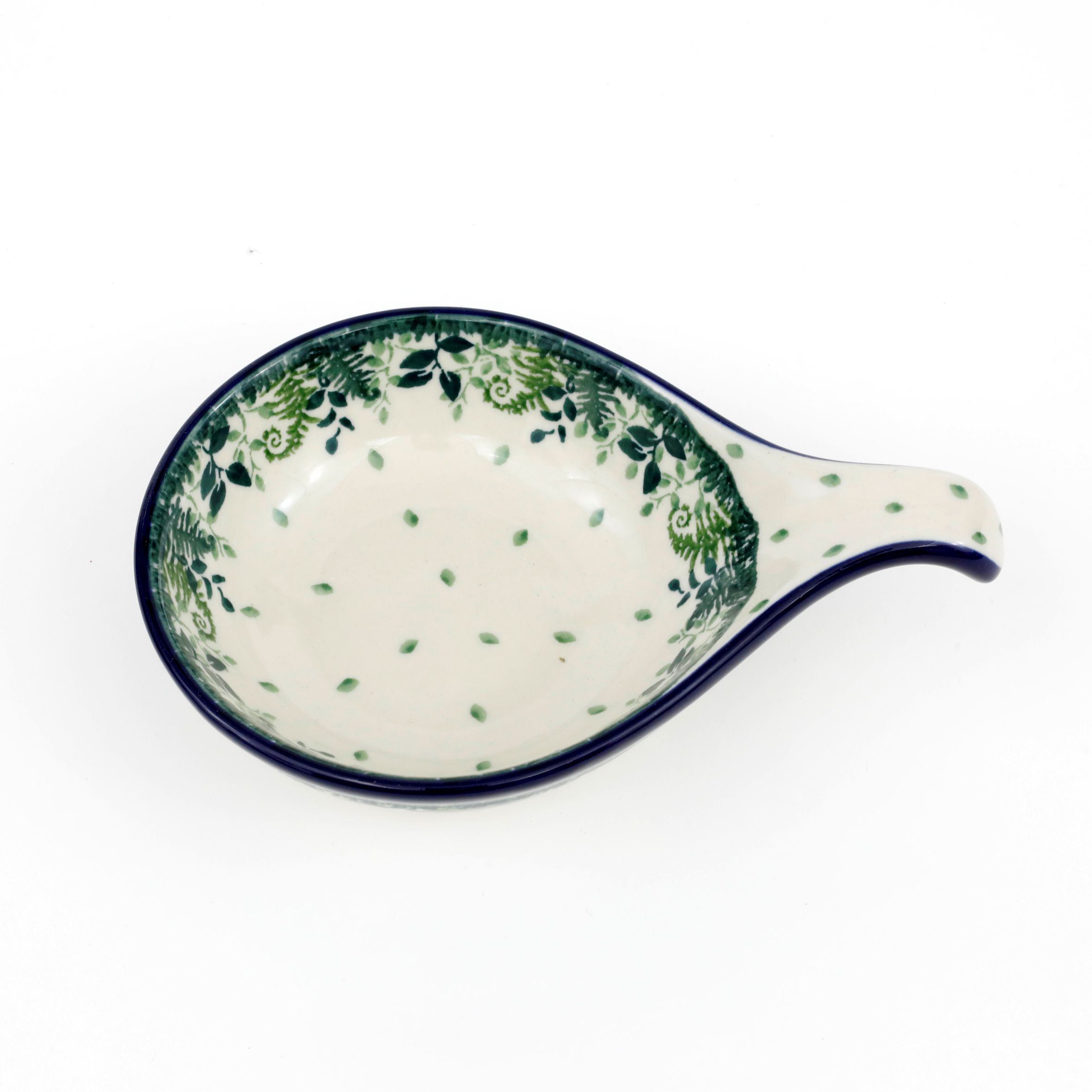 Kokilka ceramiczna 174 2206X Zielone paprocie