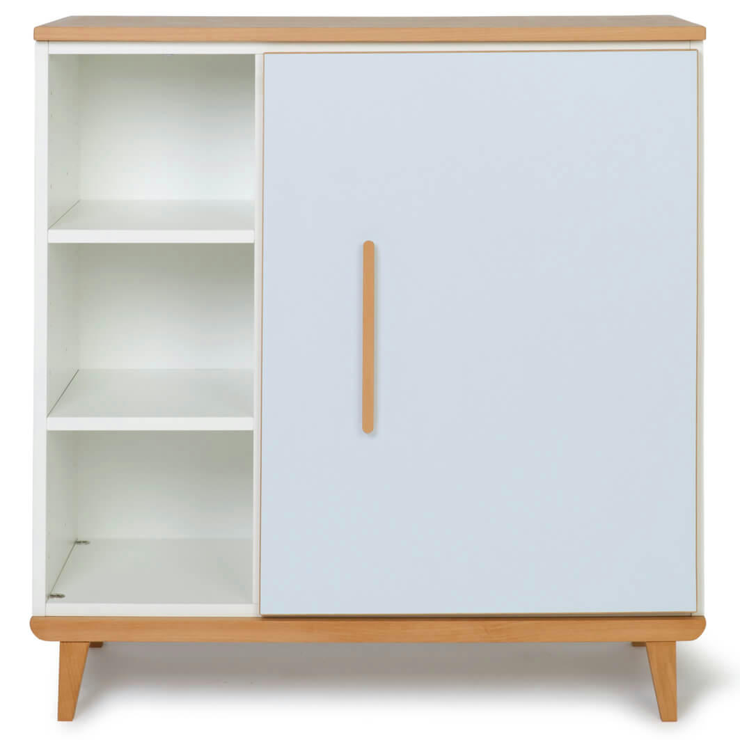 NADO - Commode 1 porte bleu ciel
