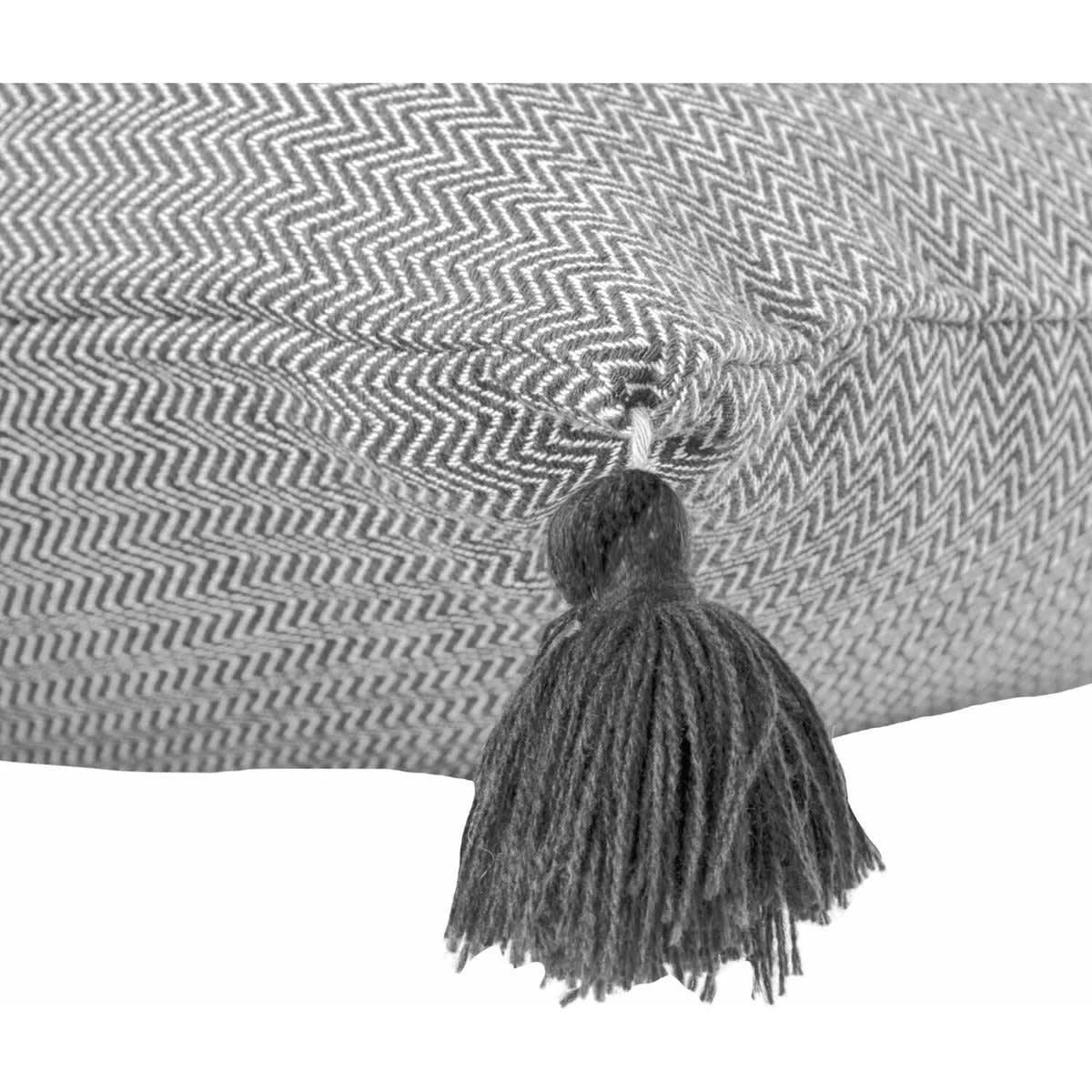 STOCKHOLM - Housse de coussin carré coton  50x50 gris moyen