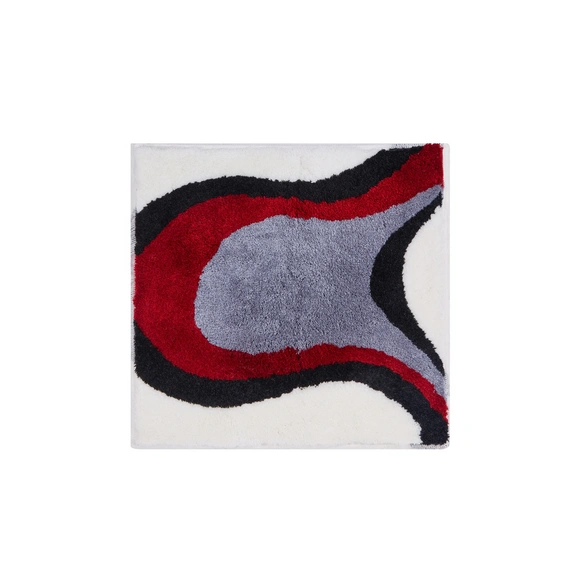 Badematte »Colani 11«, BxL: 60 x 60 cm, weiß, aus 100% Polyacryl