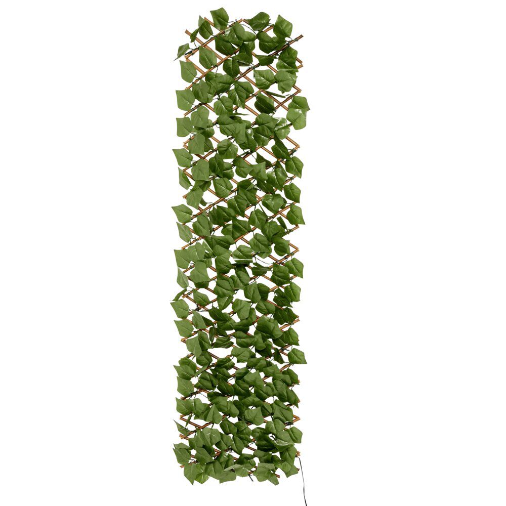 Treillis extérieur lumineux solaire plante grimpante artificielle H180