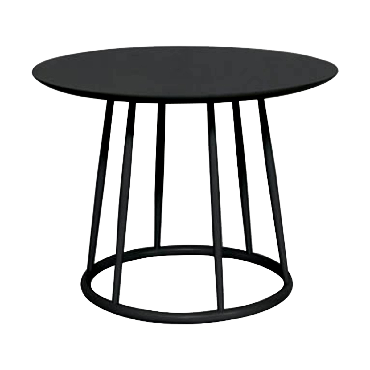 Fameg Lio Ronde Houten Salontafel Ø 60 cm - Zwart