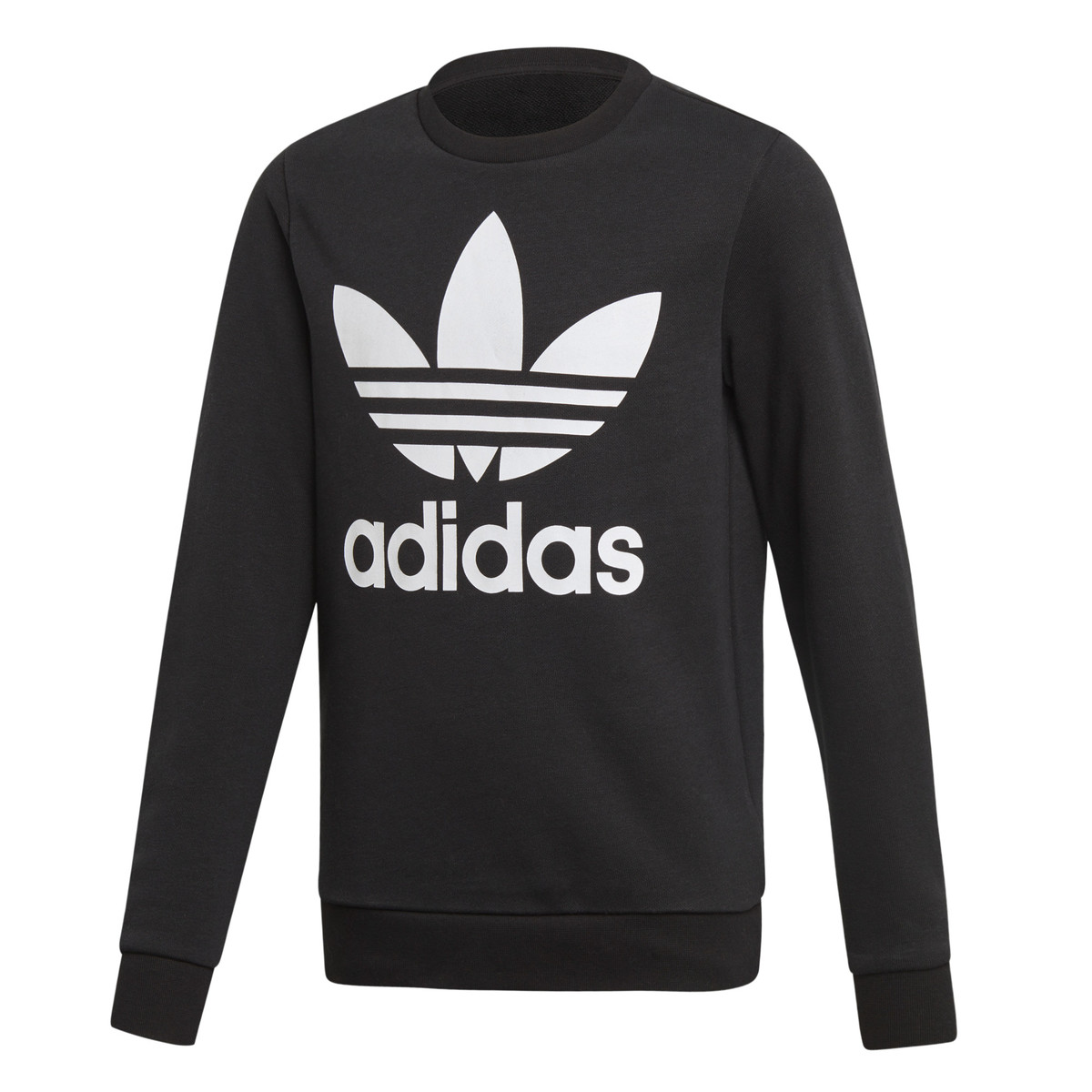 adidas - TREFOIL CREW - Black