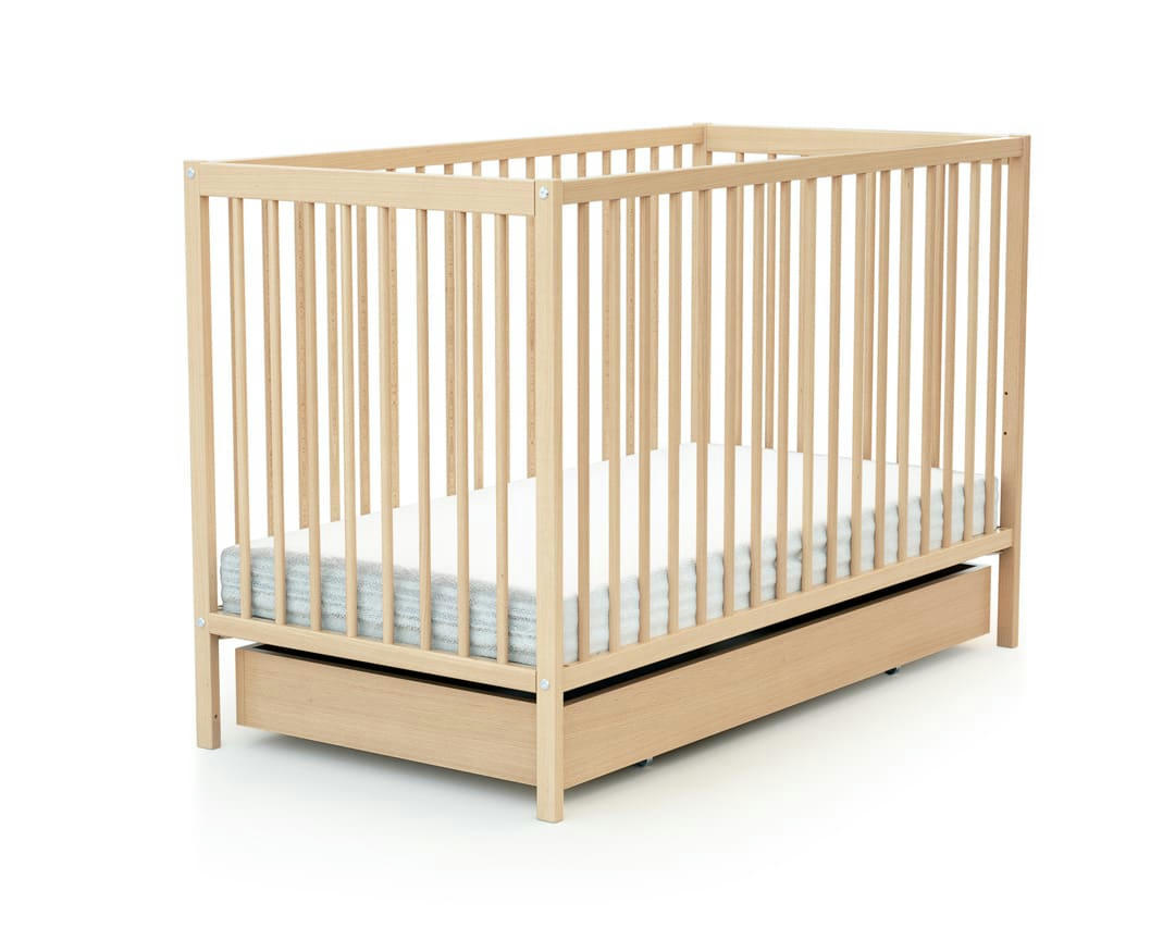 ESSENTIEL - Tiroir de lit hêtre verni