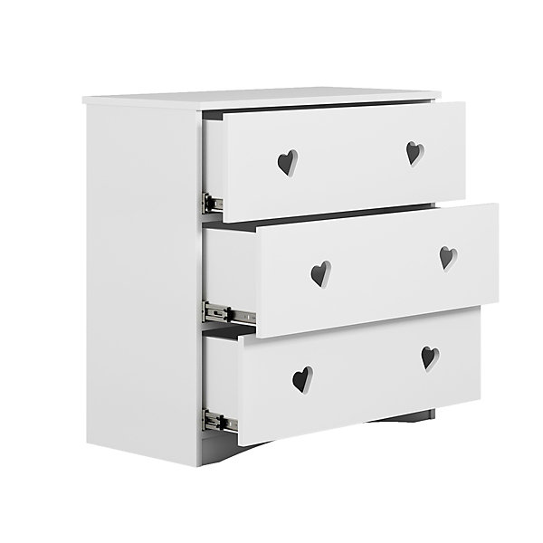 Commode 3 tiroirs Kocot Kids Julia - Blanc