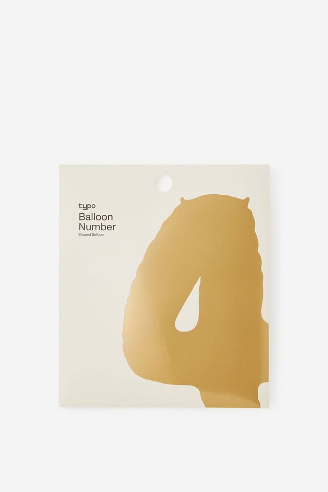 Number 4 Balloon