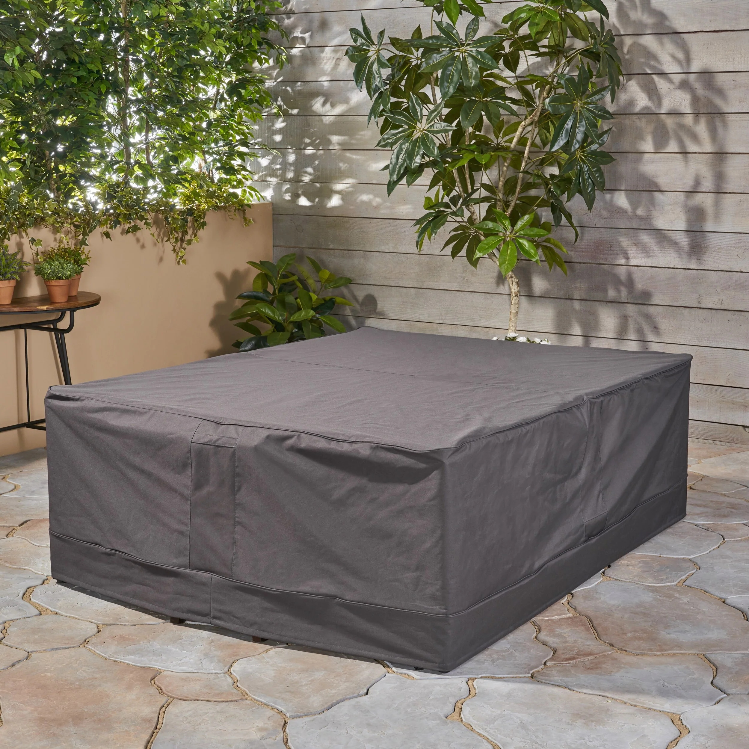 Shield Outdoor Waterproof Fabric Chat Set Cover by Christopher Knight Home