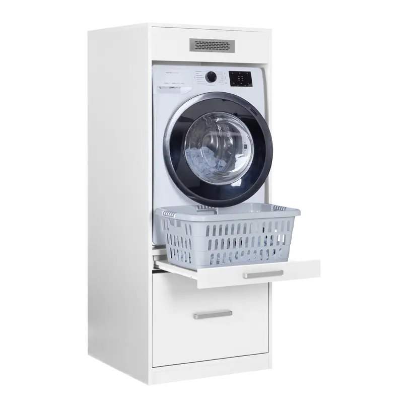 Waschmaschinenschrank 2er-Set Flow