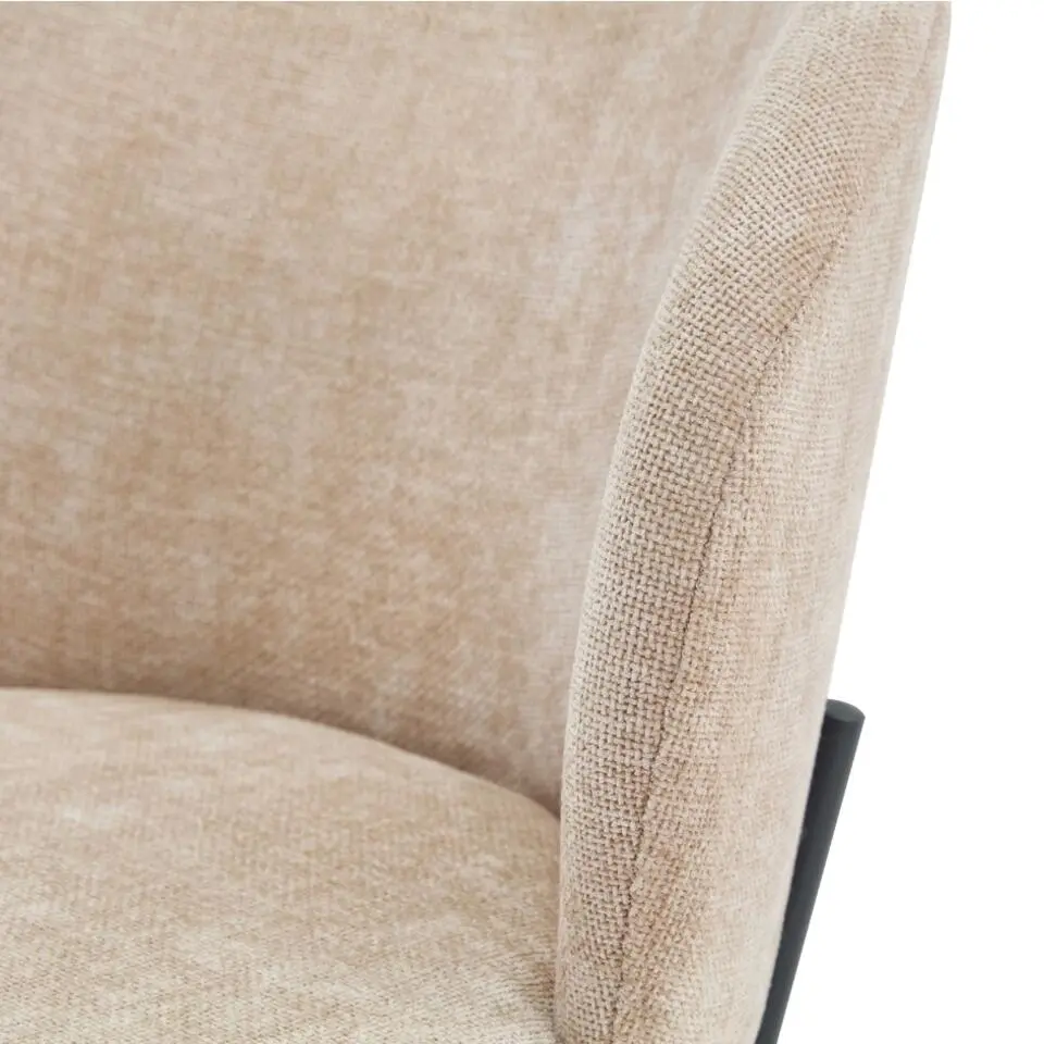 2x Eetkamerstoel Lio - Zand Beige