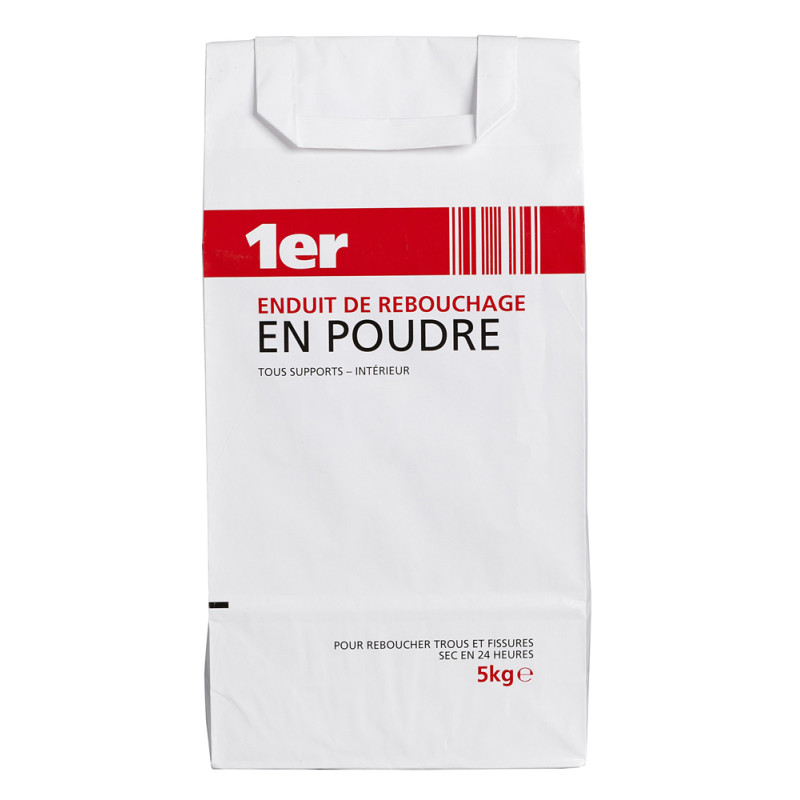 Enduit de rebouchage poudre 4 kg 1ER