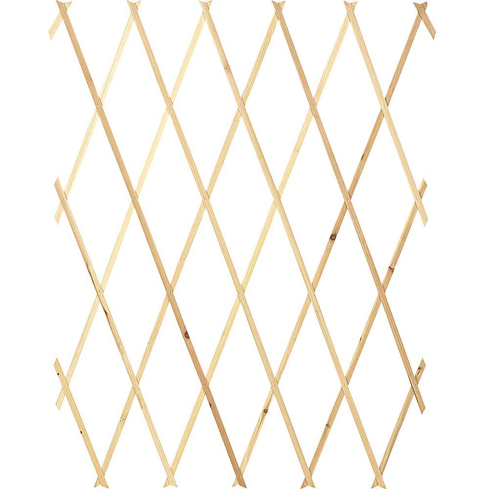 Barrière extensible bois naturel