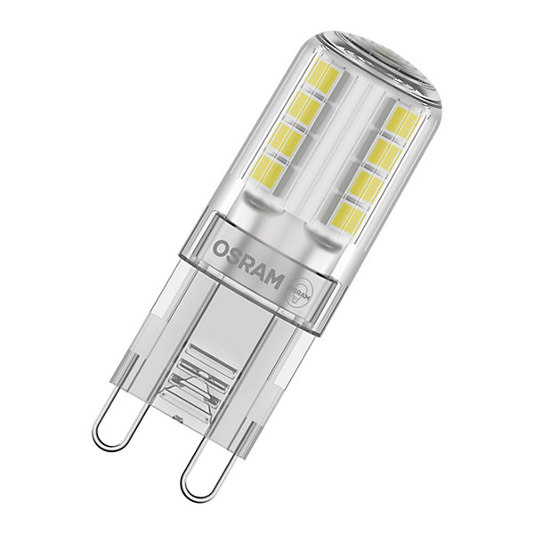 2 ampoules LED G9 320lm blanc chaud 2,6W Osram