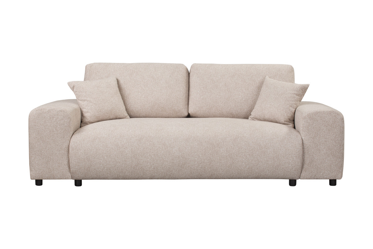 Ropez Justin sofa 3 bez funkcji tkanina plusz beżowy Blur 2