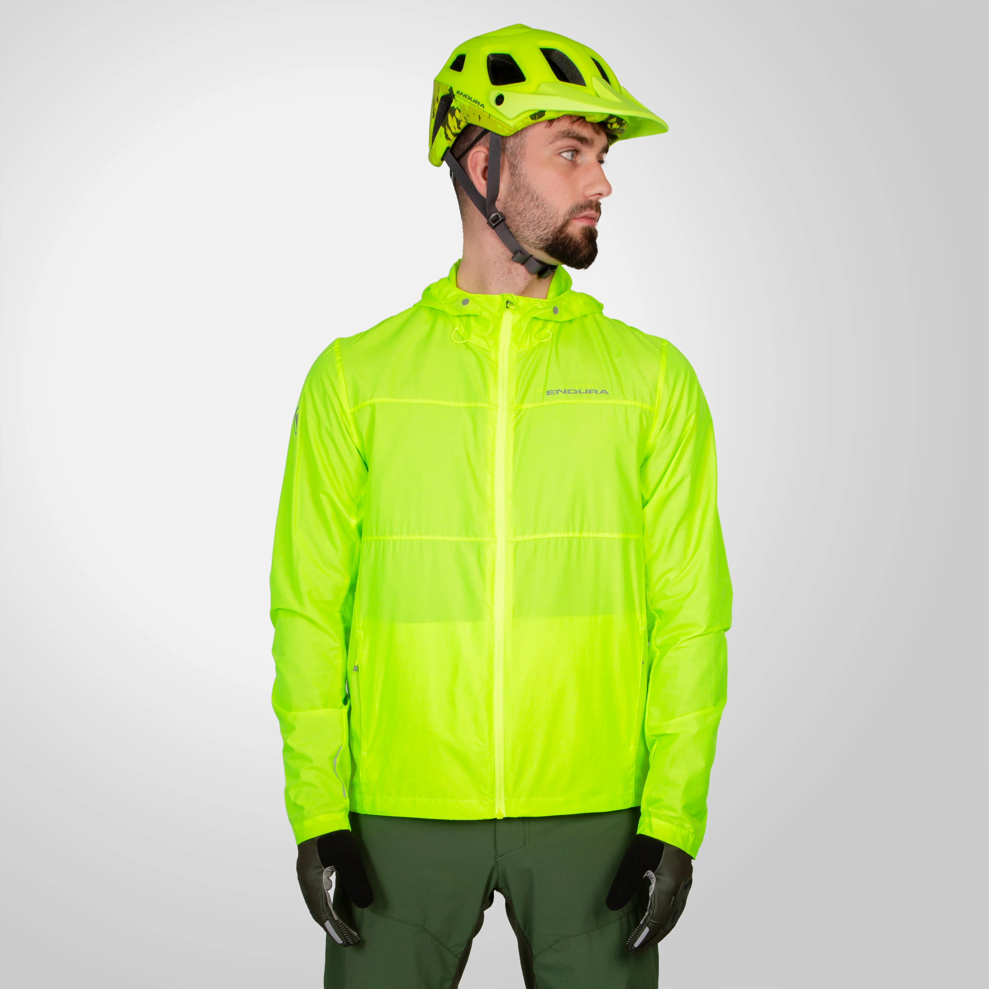 Men's Hummvee Windproof Shell Jacket - Bright Yellow