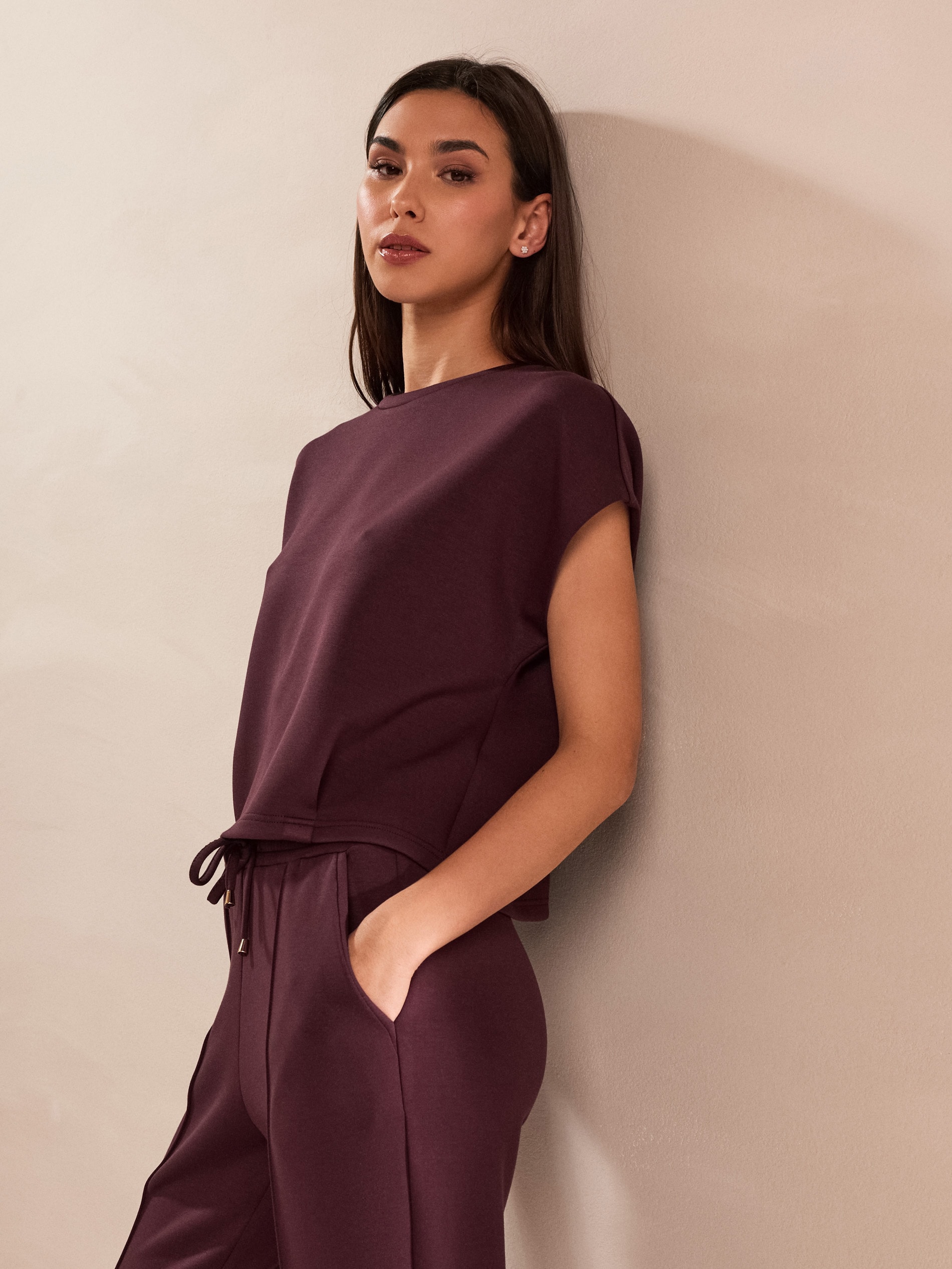 Bluza bez rękawów soft touch z dodatkiem wiskozy