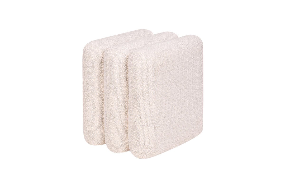 noo.ma RADD Poef - Cloud Beige Bouclé