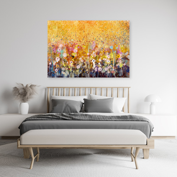 Feeby Obraz na płótnie, Kwiaty łąka natura 60x40