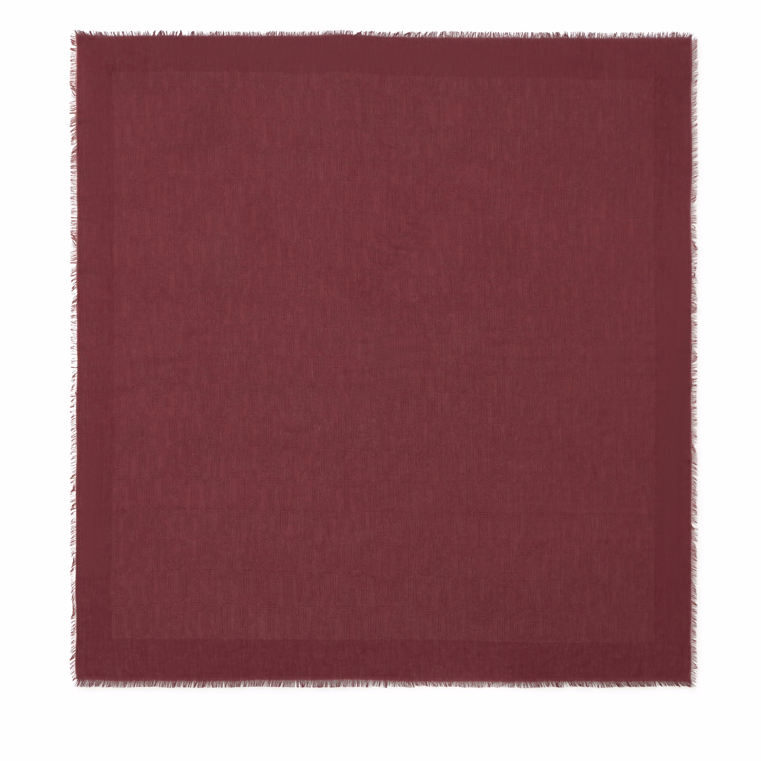 Pañuelo TOUS Silhouette Jacquard burdeos