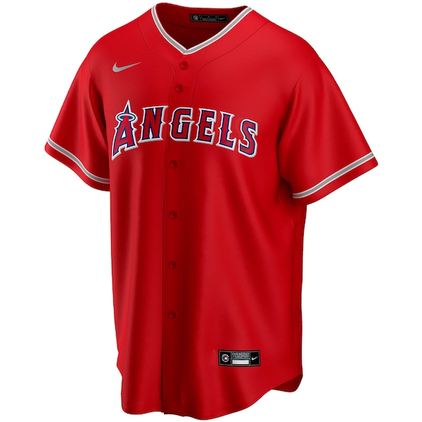 Mike Trout Los Angeles Angels Nike Youth Alternate Replica Player Jersey - Red
