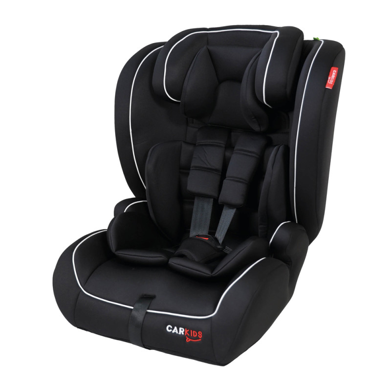 Siège pour enfant Luca noir et blanc 76 - 150 cm CARKIDS