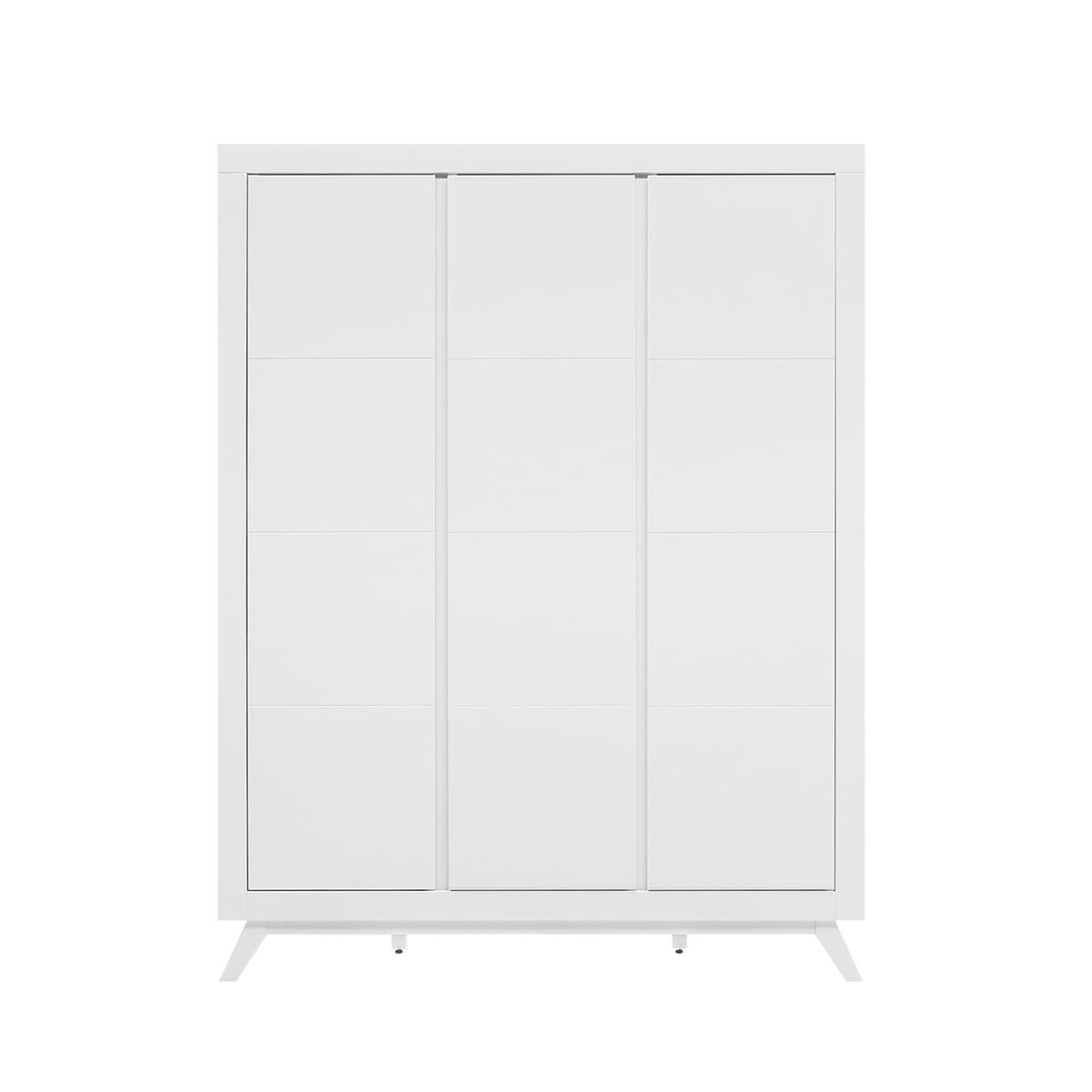 ANNE - Armoire 3 portes blanc