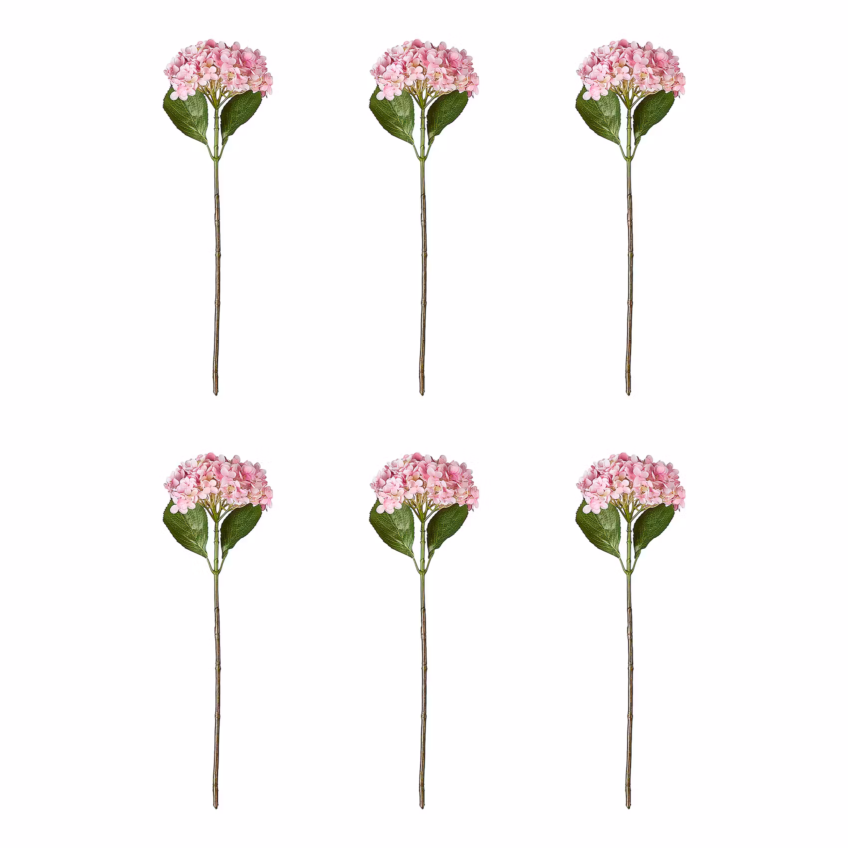 FLORISTA Kunstblume Hortensie 6er-Set